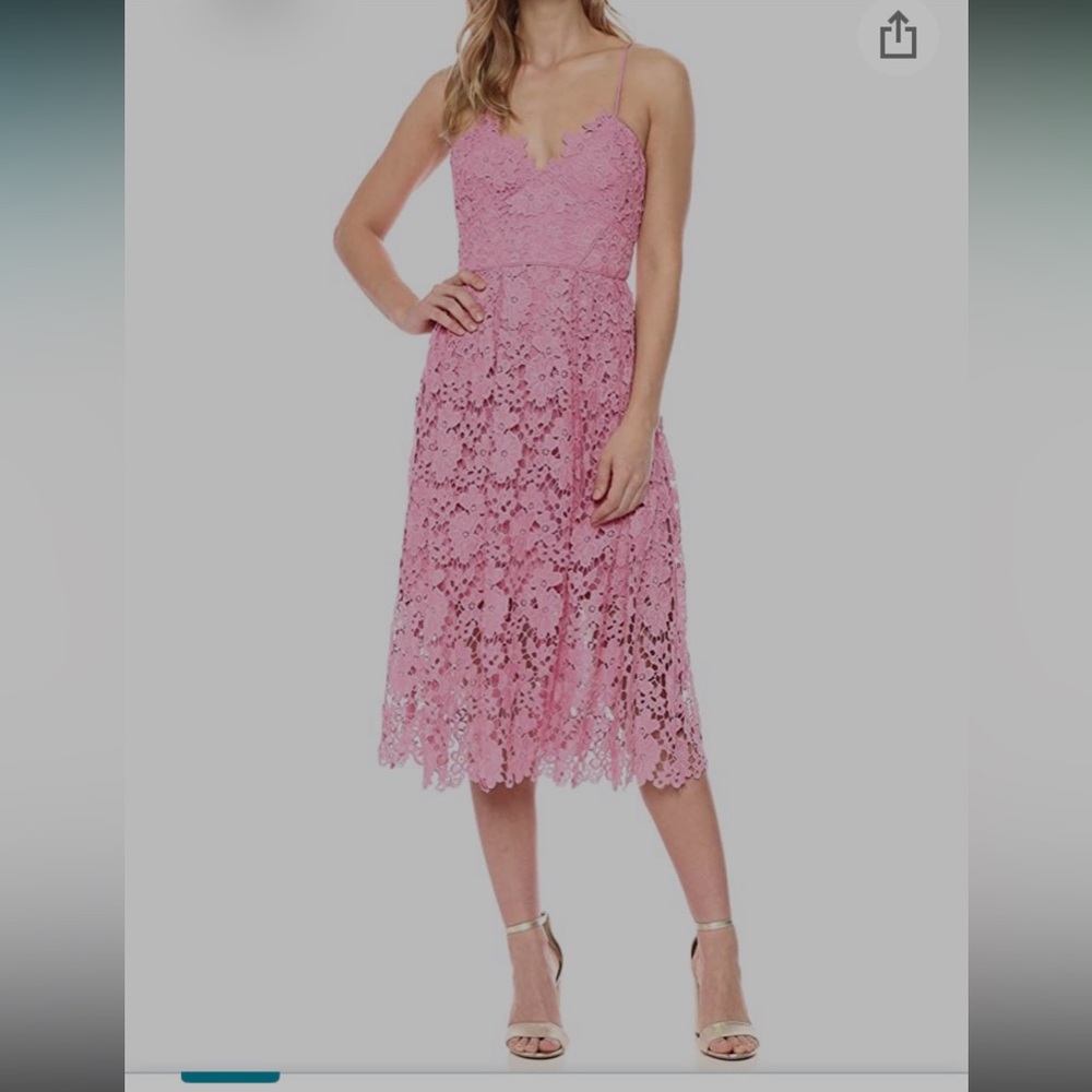 Donna Morgan Pink Lace dress